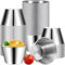 Xaztr 50Pcs Stainless Steel Sauce Cups, Small Condiment Ramekins Metal Kitchen Sauce Cup Individual Round Condiment Container for Dipping and Portion Cups, 2.5 oz