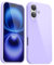 Svanove per iPhone 16 Custodia in Silicone, Guscio Sottile Tinta Unita Liscio Gomma Gel di Originale, Morbido TPU Guscio Ultrasottile Antiurto Custodia Protettiva, Lilla Viola