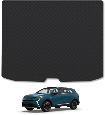 Renault Symbioz (2024+) [Full Hybrid] 3mm Rubber Boot Mat | Tailored Fit Durable Boot Liner Full Coverage Protection Waterproof Accessories Easy Clean Anti Slip Made in the UK