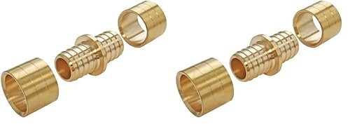 SOMATHERM FOR YOU, Manchon égal à glissement PER Ø16 - Montage facile, résistant à la corrosion, compatible avec tubes PER, pression max 10 bars, température 5°C à 90°C, certifié NF (Lot de 2)