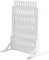 Treillis de jardin en bois - Panneau de clôture - Support de plantes - Portail extensible robuste pour plantes d'extérieur - Blanc - 180 cm x 82 cm