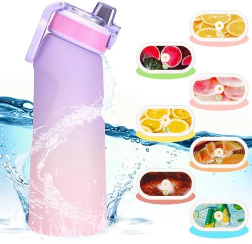 Formeupyaup Gourde de démarreur 700 ml avec 7 saveurs Pods Tritan sans BPA