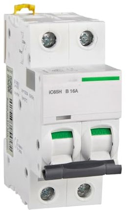 UMXJEXU Disjoncteur Miniature IC65H 2P B16A A9F27216 2P | 16A | B | 10KA IC65