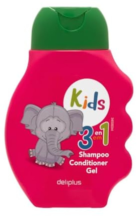 Kids 3-in-1 Kinder-Shampoo, Spülung und Duschgel, 4er-Pack