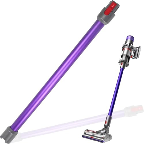 Verlängerungsrohr für Dyson Rohr Kompatibel mit Dyson Saugrohr V15 V 11 V10 V8 V7, Starres Teleskoprohr, Ersatzteile Staubsaugerrohr Zubehör Schnellspanner Ersatzrohr Verlängerungsstange, Lila