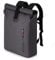 A-LAB • Model A • Wasserdichter Fahrradrucksack • Messenger Backpack • Kurierrucksack aus robuster LKW Plane (26l) mit extra Hülle für 15“ Laptop • Tagesrucksack in schwarz • Wasserdichter Rolltop