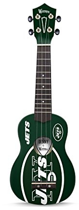 Woodrow Guitar by The Sports Vault NFL New York Jets Ukulele