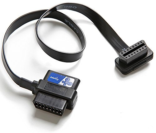 bbfly-A9 OBD II OBD2 16 Pin Splitter Extension 1 x Stecker auf 2 x Buchse Verlängerungskabel Diagnose Extender Adapter (2FT/60CM)