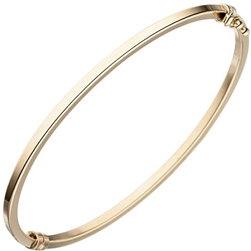 JOBO Armreif Armband oval 585 Gold Gelbgold Goldarmreif