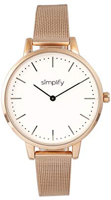 Simplify The 5800 Quartz Rose Gold Metal Alloy Bracelet Unisex Watch SIM5805