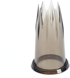 De Buyer - Douille cannelée en tritan - F8 - Diamètre 18 mm -, Noir