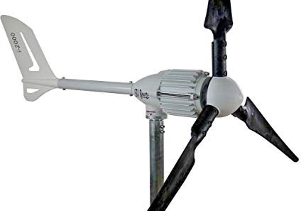 IstaBreeze - Generador de viento (2 kW, turbina de 48 V, sistema islámico a elegir (generador de viento 2 kW/48 V)