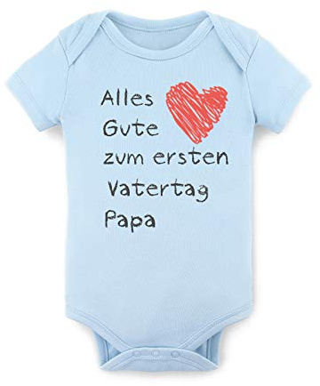BesserBay Baby Body Erster Vater Blau 0-3 Monate