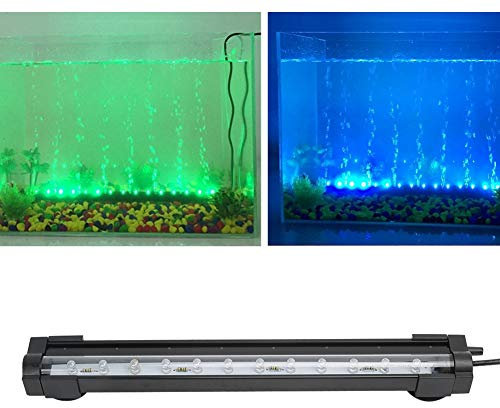 Luftblase farbenfrohe LED -Licht, Fischtankleuchten Aquariumwasserpflanzen Wachsen Lampe Aquariumwachsen für gepflanzte Tank (DB-30 EU)