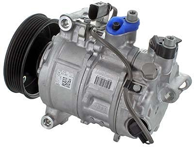 MEAT & DORIA A/C Kompressor für Klimaanlage Klimakompressor mit ID: 6SES14C 6-Rippenanzahl Kompatibel mit VW Transporter T5 Bus 7HB, 7HJ, 7EB, 7EJ, 7EF, 7EG, 7HF, 7EC 7E0820803J K15425