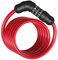 ABUS spiral cable lock Star 4508C/150 - Combination lock made of 8 mm thick spiral cable - security level 2