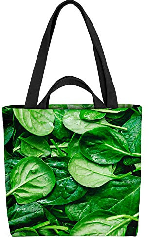VOID Spinat Salat Kochen Tasche 33x33x14cm,15l Einkaufs-Beutel Shopper Einkaufs-Tasche Bag