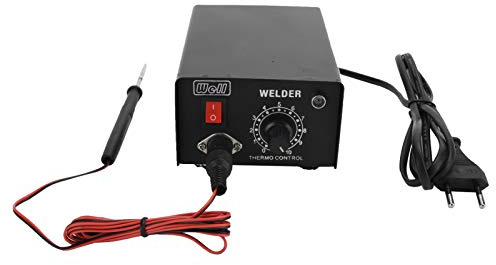 Máquina de Soldar, Soldadora de Cera de Joyería Compacta Y Portátil, 0 ℃ - 370 ℃ Máquina de Cera de Soldadura para Procesamiento/Fundición/Herramienta de Fabricación de(Enchufe de la UE)