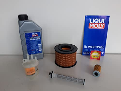 Wartungsset kompatibel mit Ammann APF 1850 mit Motor 1B20 Öl Ölfilter Luftfilter Kraftstofffilter