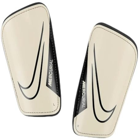 Nike Mixte Merc Shin guards, COCONUT MILK/BLACK/BLACK, XL EU