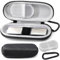 Yewltvep Case for kardiamobile EKG Heart Monitor, Hard case for KardiaMobile 6L, case for Kardia EKG Monitor Comes with Pill Box and Carabiner Clip, Heart Monitor Travel case