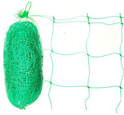 HH-LIFE 2 x 20 m, Robustes Gartengitternetz, PE Gartennetze, Pflanzennetz für Kletterpflanzen, Gemüse, Bohne, Obst, Blumen (Grün)