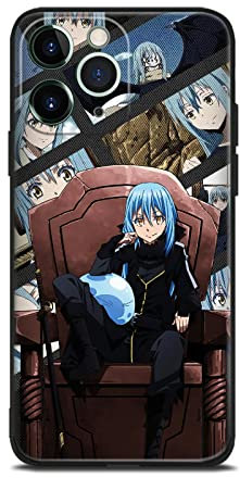 HEMINJYJEF Japanische Anime-Mode Manga TPU Weiche Silikon Hüllen Einzigartiges Design Handyhüllen Schutzhülle (Rimuru Tempest, für iPhone 13)