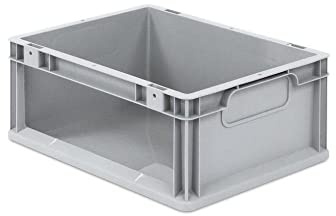 PROREGAL Eurobox NextGen Store | HxBxT 17x30x40cm | 16 Liter | Seite offen | Eurobehälter, Transportbox, Transportbehälter, Stapelbehälter