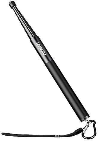 Lammcou X3 Invisible Palos Selfie, 6 Pole Action Camera Aluminio Selfie Stick, Extensible a 135cm, Handheld Monopod Telescopic para Insta-360 Go3 Go2 X3 X2 Hero 12 11 10 9 Selfie Stick