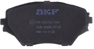 SKF Scheibenbremse Bremsbelag VKBP 80226-4er Set - Position Vorderachse Höhe 77mm Länge 134mm Breite 83mm Dicke 17mm - OE Qualität