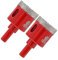 Brocas Diamante para Porcelanico 35mm - FOCSTOL 2 piezas Broca Corona Diamante con Mango Triangular para Gres Porcelánico Mármol Granito