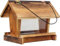 dobar ® Vogelhaus Llama hängend, geflammt - Futterstation für Wildvögel - Wildvogelfutterplatz - 26 x 15 x 21 cm