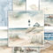 GRAZDesign Fliesenaufkleber Bad & Küche, maritim Leuchtturm Watercolor, Klebefliesen selbstklebend (Leuchtturm, 20x20cm - 8 Stück)