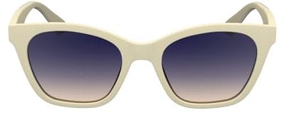 CALVIN KLEIN JEANS SUNGIRL CKJ24303S - Ivory with Gradient Violet Rose Lens