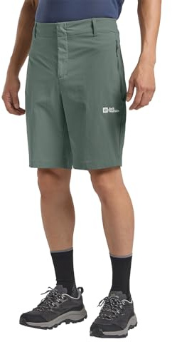 Jack Wolfskin Herren Hikeout M Wander-Shorts, Slate Green, 58 EU