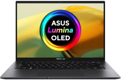 ASUS Zenbook 14 OLED UM3402YA 14.0” 2.8K 400nits 90Hz OLED Laptop (AMD Ryzen 7-7730U, 16GB RAM, 512GB PCIe SSD, Backlit Keyboard, Windows 11 Home)