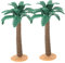 GREENADSCAPE 2stücke PVC Palmbaum Simulation Pflanzen Für Landschaftsdeko Künstliche Für Miniatur-Garten Und Zubehör