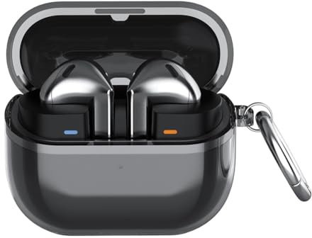 GETBSTOOP Coque de Protection Transparente pour (Samsung) Buds 3 Pro, Coque en Silicone Souple Antichoc, Coque pour écouteurs sans Fil pour (Samsung) Buds 3/3 Pro