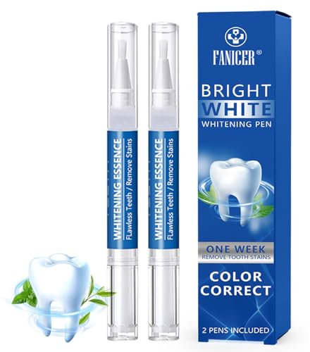 2 Stück Mit Teeth Whitening, Zahnaufhellung Bleaching Stift, Zahnaufhellung Stift, Whitening Teeth, Schnelles Wirksam Entfernen Flecken