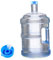 Bouteille d'eau en Bouteille avec Poignée, Dispensateur Bouteille Stockage d'eau Récipient d'eau en Bouteille Extérieu, Récipient Réutilisable à Bouteille d'eau, pour Le Camping en Plein Air, 5l
