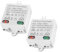 Mini Transfo 12v LED, 2Pcs Transformateur Mini 0-10W, 50-60Hz Transformateur 220v 12v LED, Convertisseur de Tension Bas, LEDDriver pour Rubanet & Lampe, Pas de Charge Minimale Nécessaire