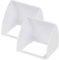 ANDRESLAD 2Piezas Cubierta de Timbre de Lluvia Protector de Timbre Exterior Resistente Instalar Protección Salpicaduras