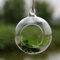 Kugelkerzenbehälter, zum Aufhängen, Glas-Teelichthalter, für Hochzeit, Weihnachten, Party-Dekoration (10 cm)