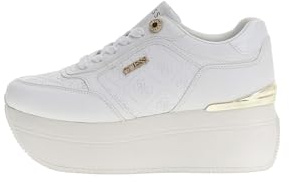 GUESS Damen-Sneaker Camrio10 Platform FLPC10FAL12, White Flpc10fal12, 35 EU