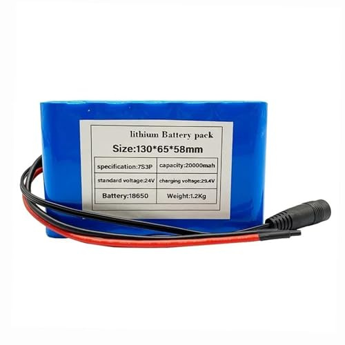 24V Batterie De Vélo Électrique 20AH 7S3P Étanche Batterie avec Chargeur pour Moteur De 50W 150W 250W 350W Integrierter Intelligenter Schutzschaltkreis T