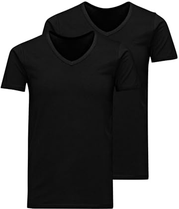 JACK & JONES Male T-Shirt 2er-Pack Einfarbig T-Shirt