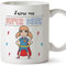 Mugffins Soeur Mug/Tasse - J'aime ma Super Soeur – Tasse Originale/Cadeau Anniversaire. Céramique 350 ML