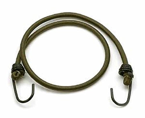 Expander mit Metallhaken - Farbe: Oliv - 75 oder 90 cm Länge (2er-Packung) 75 cm