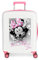 Disney Minnie Style Kabinenkoffer Mehrfarbig 37x55x20 cms Hartschalen ABS Kombinationsschloss 38.4L 2,9Kgs 4 Doppelräder Handgepäck, Weiß