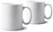 WM Bartleet & Sons 1750 TSET78 Traditional Set of 2 Extra Large Porcelain Soup, Coffee, Tea Mug/Cup (1.3pt/740ml) – White